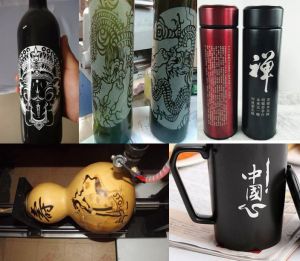 淄博淄川区酒瓶葫芦工艺品激光雕刻机